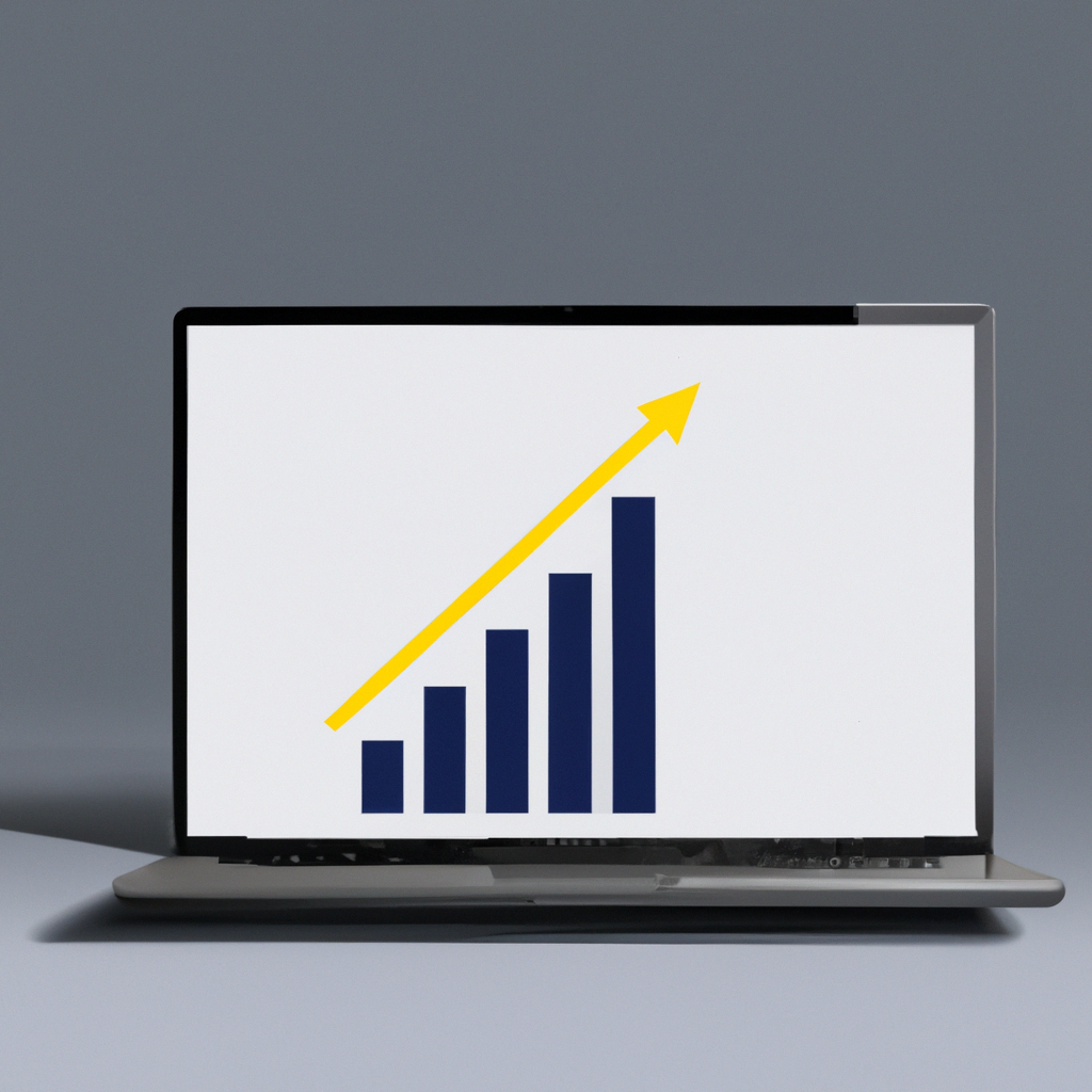Graphique de croissance SEO et analytics